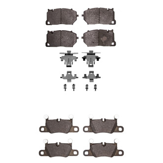 R1 Concepts® - Optimum OEp Front and Rear Brake Pad Set
