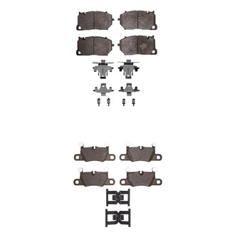 R1 Concepts® - Optimum OEp Front and Rear Brake Pad Set