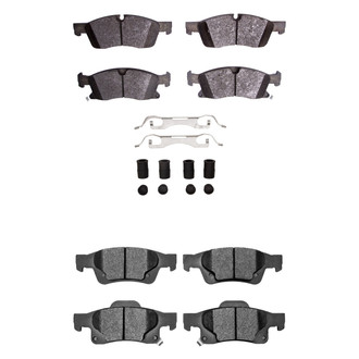 R1 Concepts® - Optimum OEp Front and Rear Brake Pad Set