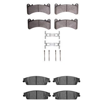 R1 Concepts® - Optimum OEp Front and Rear Brake Pad Set