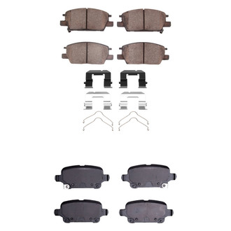R1 Concepts® - Optimum OEp Front and Rear Brake Pad Set