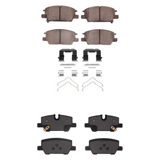 R1 Concepts® - Optimum OEp Front and Rear Brake Pad Set
