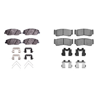 R1 Concepts® - Optimum OEp Front and Rear Brake Pad Set