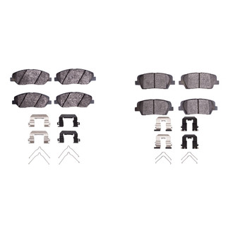 R1 Concepts® - Optimum OEp Front and Rear Brake Pad Set