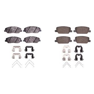 R1 Concepts® - Optimum OEp Front and Rear Brake Pad Set