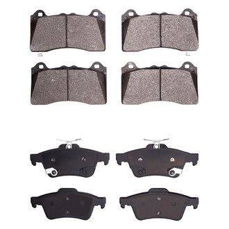R1 Concepts® - Optimum OEp Front and Rear Brake Pad Set