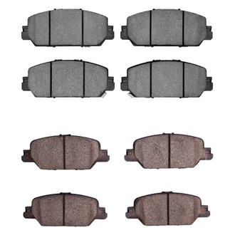 R1 Concepts® - Optimum OEp Front and Rear Brake Pad Set