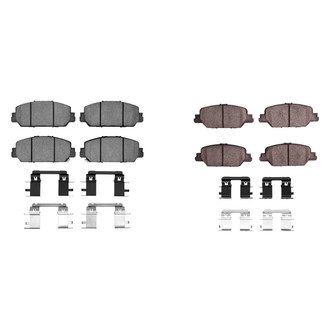 R1 Concepts® - Optimum OEp Front and Rear Brake Pad Set