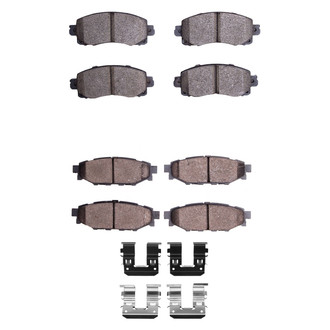 R1 Concepts® - Optimum OEp Front and Rear Brake Pad Set