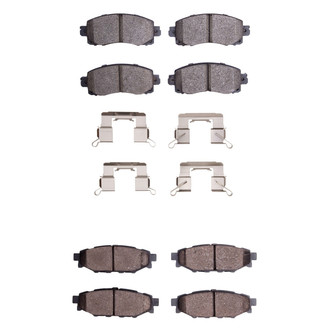 R1 Concepts® - Optimum OEp Front and Rear Brake Pad Set
