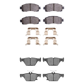 R1 Concepts® - Optimum OEp Front and Rear Brake Pad Set