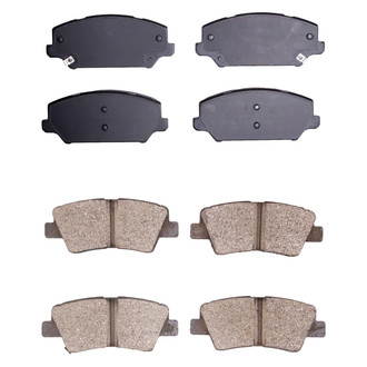 R1 Concepts® - Optimum OEp Front and Rear Brake Pad Set