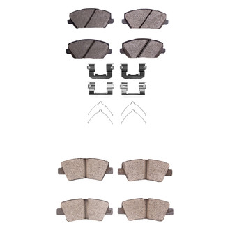 R1 Concepts® - Optimum OEp Front and Rear Brake Pad Set