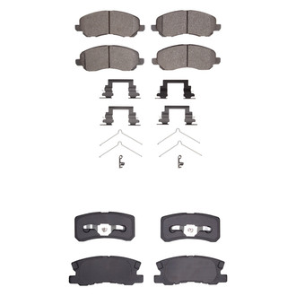R1 Concepts® - Optimum OEp Front and Rear Brake Pad Set