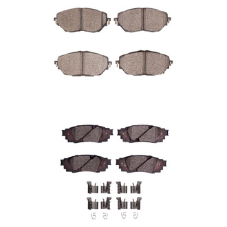 R1 Concepts® - Optimum OEp Front and Rear Brake Pad Set