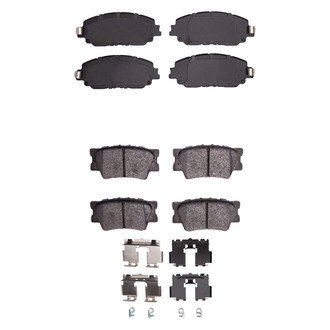 R1 Concepts® - Optimum OEp Front and Rear Brake Pad Set