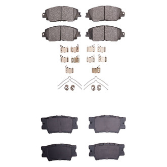 R1 Concepts® - Optimum OEp Front and Rear Brake Pad Set