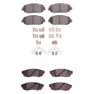 R1 Concepts® - Optimum OEp Front and Rear Brake Pad Set