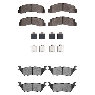 R1 Concepts® - Optimum OEp Front and Rear Brake Pad Set