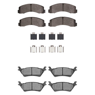 R1 Concepts® - Optimum OEp Front and Rear Brake Pad Set