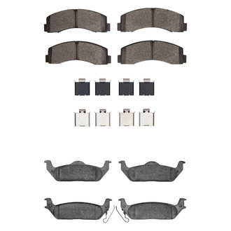 R1 Concepts® - Optimum OEp Front and Rear Brake Pad Set