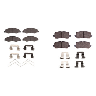 R1 Concepts® - Optimum OEp Front and Rear Brake Pad Set