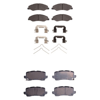 R1 Concepts® - Optimum OEp Front and Rear Brake Pad Set