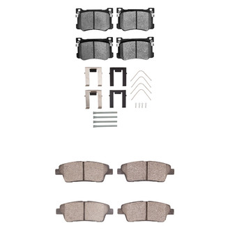 R1 Concepts® - Optimum OEp Front and Rear Brake Pad Set