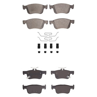 R1 Concepts® - Optimum OEp Front and Rear Brake Pad Set