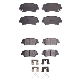 R1 Concepts® - Optimum OEp Front and Rear Brake Pad Set