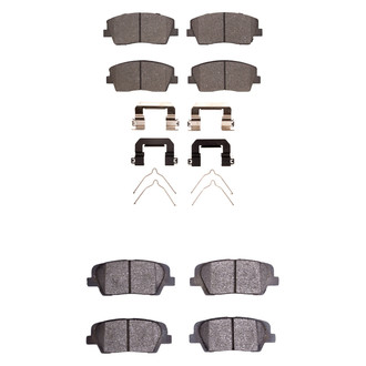 R1 Concepts® - Optimum OEp Front and Rear Brake Pad Set