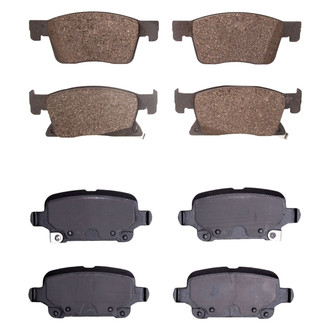 R1 Concepts® - Optimum OEp Front and Rear Brake Pad Set