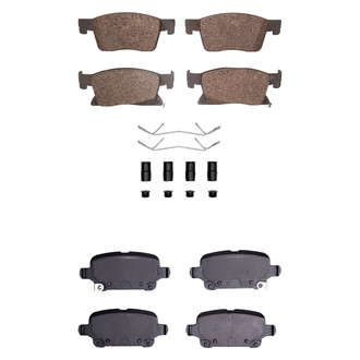 R1 Concepts® - Optimum OEp Front and Rear Brake Pad Set