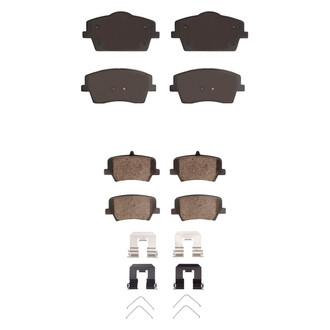 R1 Concepts® - Optimum OEp Front and Rear Brake Pad Set