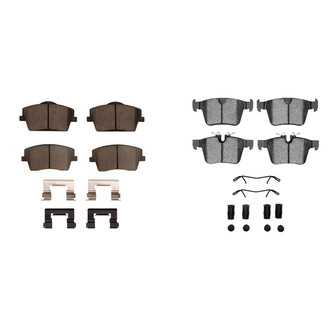 R1 Concepts® - Optimum OEp Front and Rear Brake Pad Set