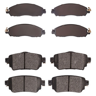R1 Concepts® - Optimum OEp Front and Rear Brake Pad Set