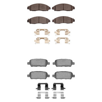 R1 Concepts® - Optimum OEp Front and Rear Brake Pad Set