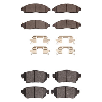 R1 Concepts® - Optimum OEp Front and Rear Brake Pad Set