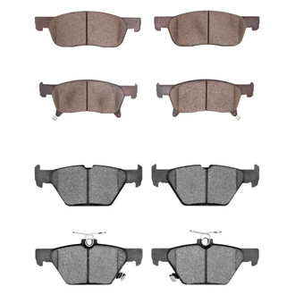 R1 Concepts® - Optimum OEp Front and Rear Brake Pad Set