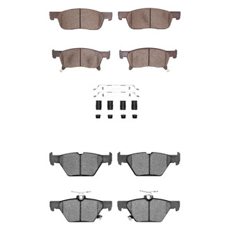 R1 Concepts® - Optimum OEp Front and Rear Brake Pad Set