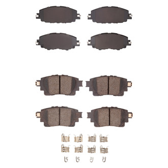 R1 Concepts® - Optimum OEp Front and Rear Brake Pad Set