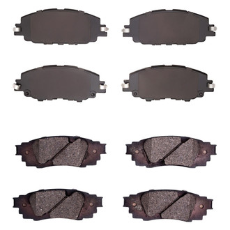 R1 Concepts® - Optimum OEp Front and Rear Brake Pad Set