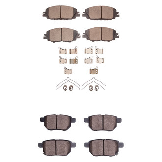 R1 Concepts® - Optimum OEp Front and Rear Brake Pad Set
