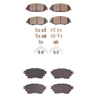 R1 Concepts® - Optimum OEp Front and Rear Brake Pad Set
