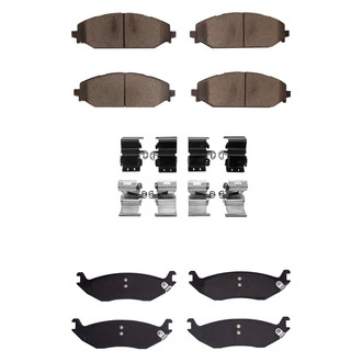 R1 Concepts® - Optimum OEp Front and Rear Brake Pad Set