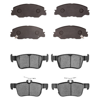R1 Concepts® - Optimum OEp Front and Rear Brake Pad Set