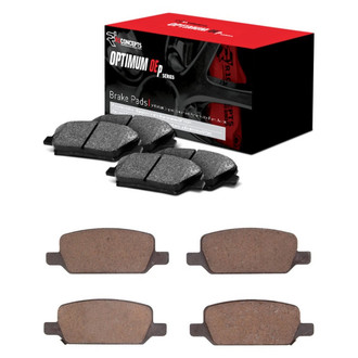 R1 Concepts® - Optimum OEp Front and Rear Brake Pad Set
