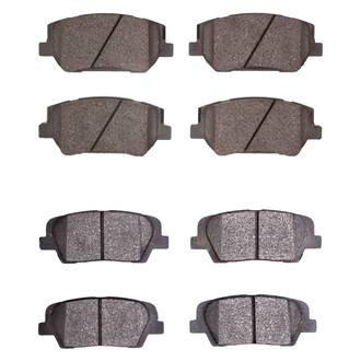 R1 Concepts® - Optimum OEp Front and Rear Brake Pad Set