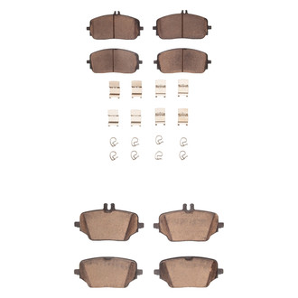 R1 Concepts® - Optimum OEp Front and Rear Brake Pad Set