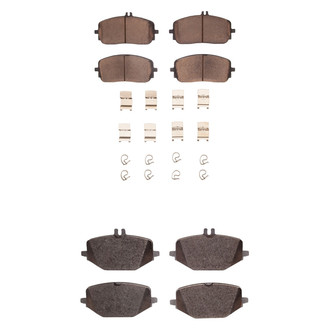 R1 Concepts® - Optimum OEp Front and Rear Brake Pad Set